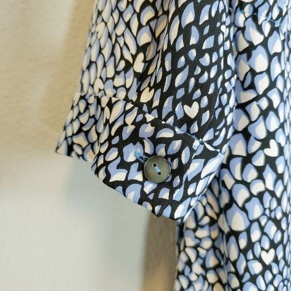 Diane Von Furstenberg Freya Silk Blend Dress Sz 10 - Picture 12 of 16